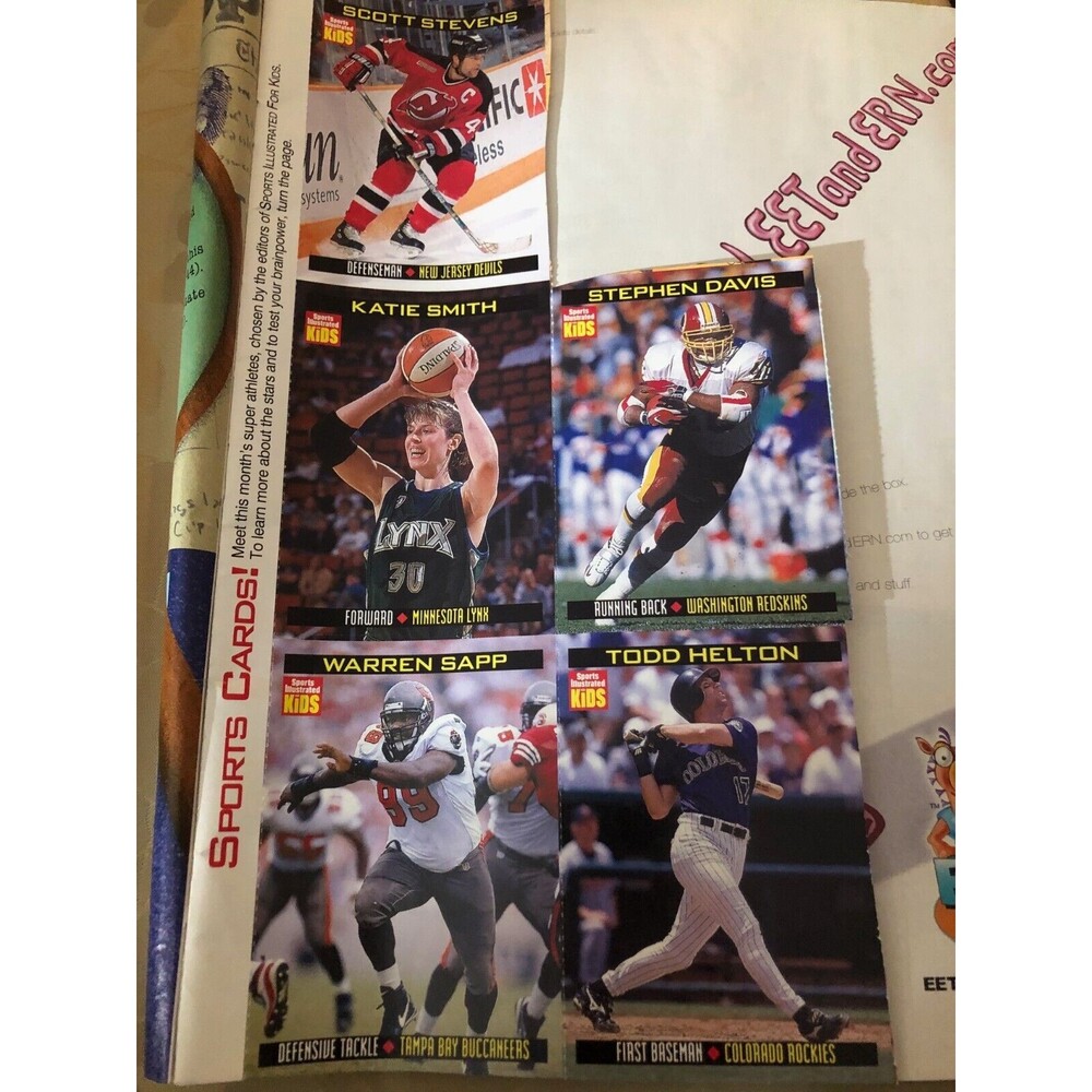 Sports Illustrated‎ for Kids 2000 Cards -Helton Sapp Davis Stevens Smith